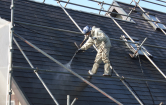 高圧屋根洗浄